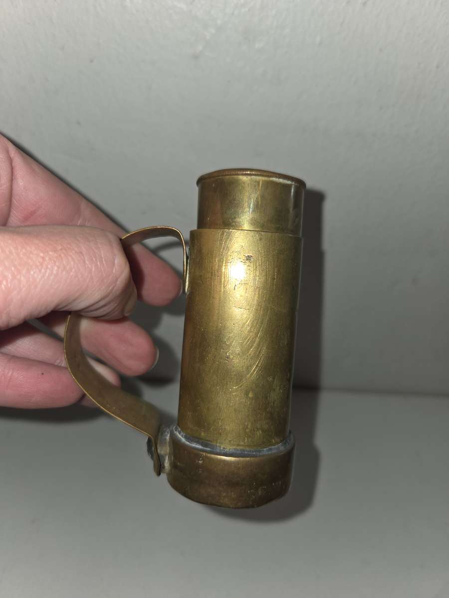 Vintage Brass Salt Shaker