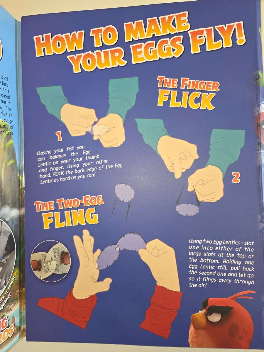 Angry Birds Lenticular Card Album with cards - 2 missing