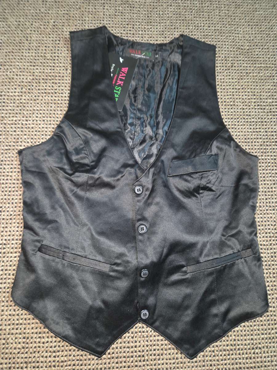 Black Ladies Waistcoat - Size S
