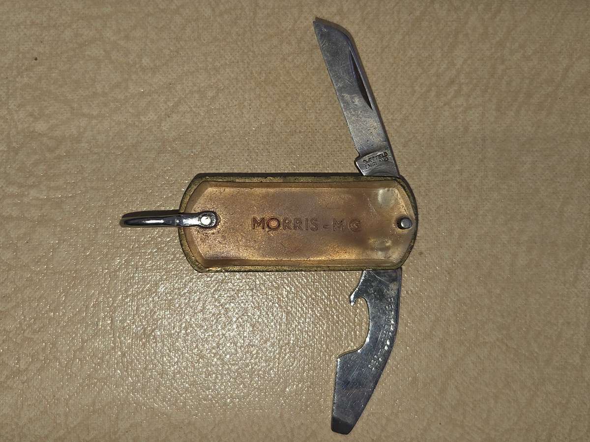 Small Knife and Bottle Opener - Sheffield England - Morris MG