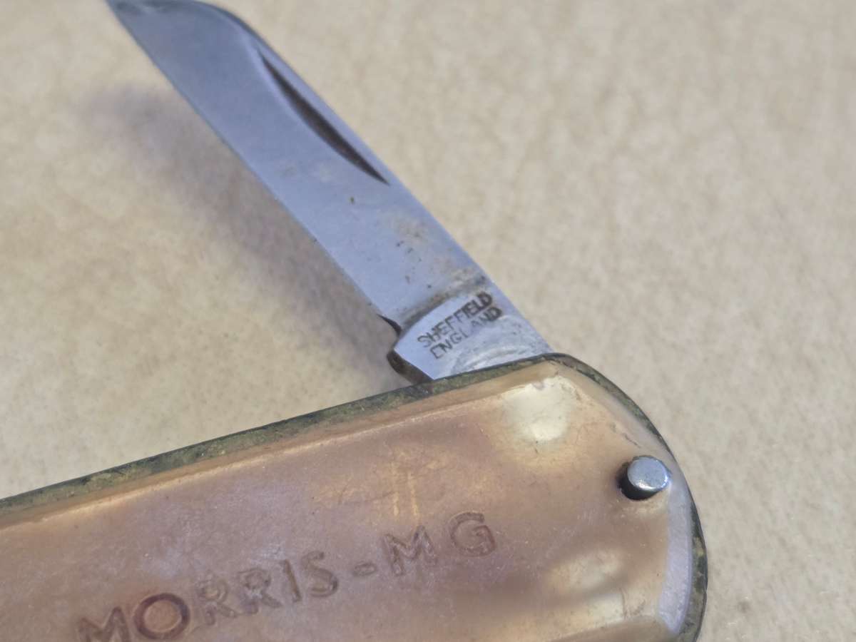 Small Knife and Bottle Opener - Sheffield England - Morris MG