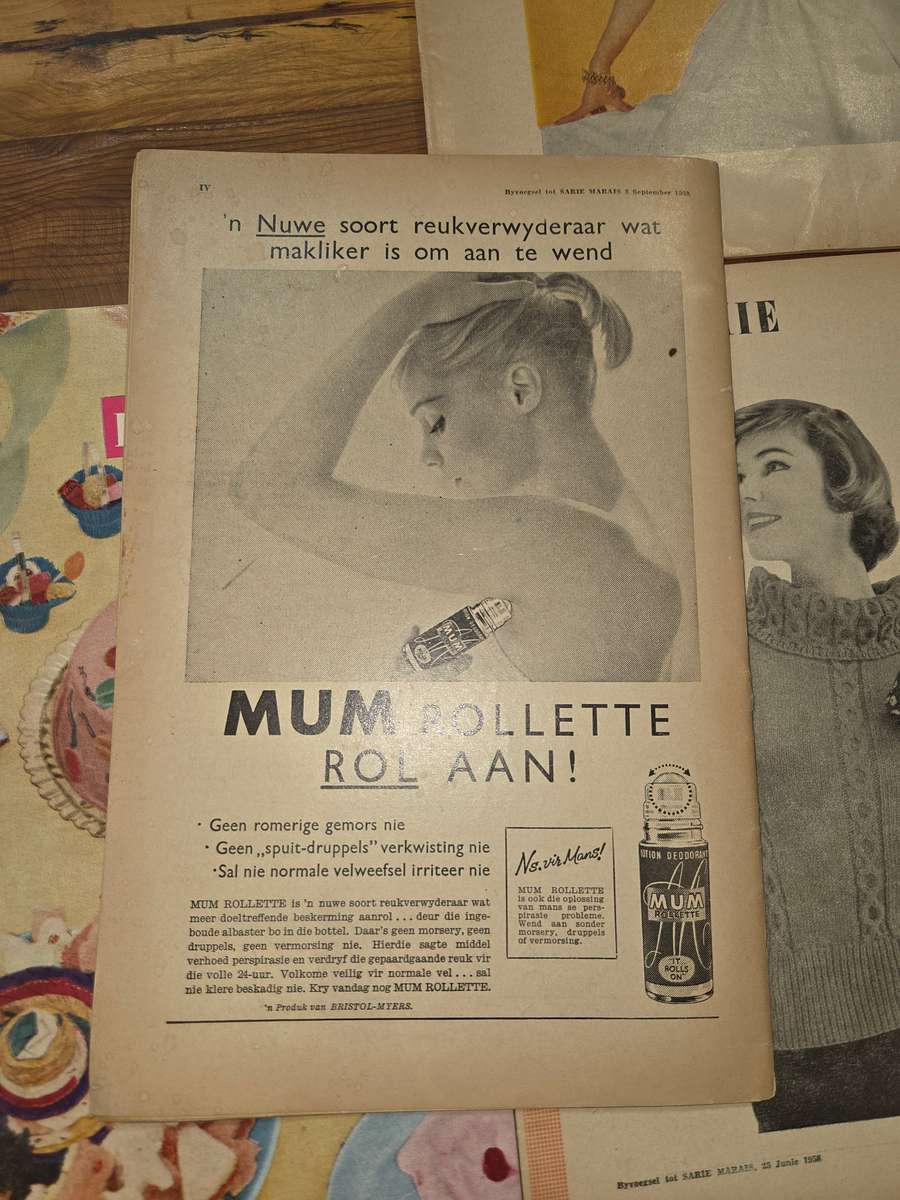 4 x Vintage Sarie Bêreboekies - Vol resepte, patrone en idees - 1950's en 1960's