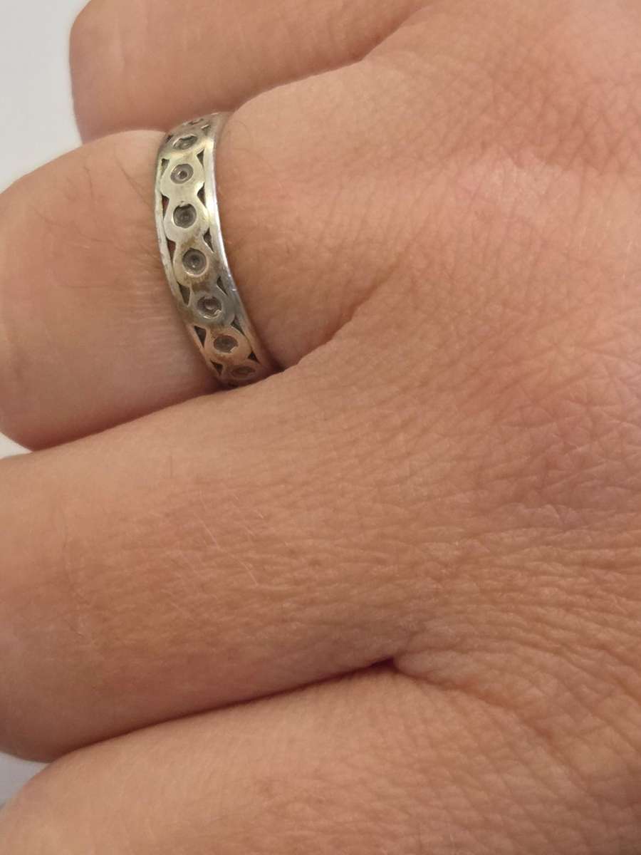 Sterling Silver Ring - Size S