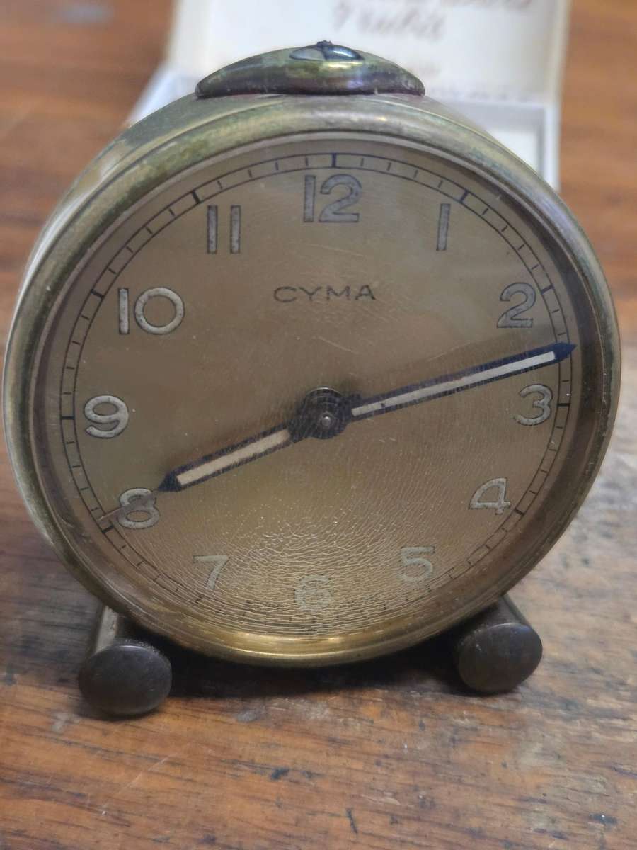 Vintage Cyma Alarm Clock - Swiss Made - In Original box