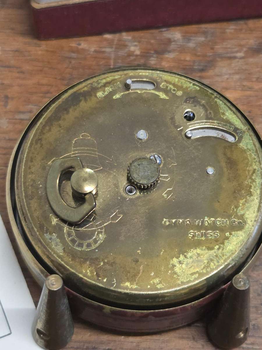 Vintage Cyma Alarm Clock - Swiss Made - In Original box