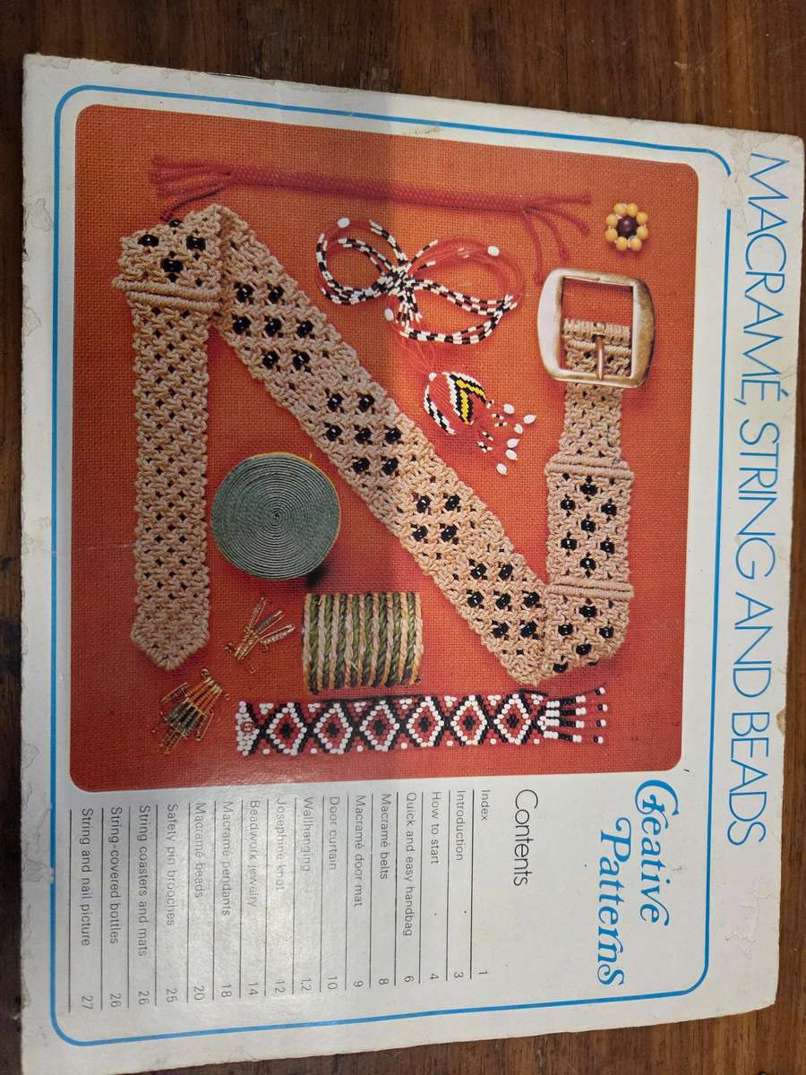 Macrame, string and beads - Creative Patterns