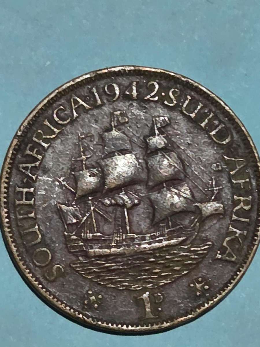 4 x 1D Coins - Vintage Coins - 2 x 1942, 1943, 1952