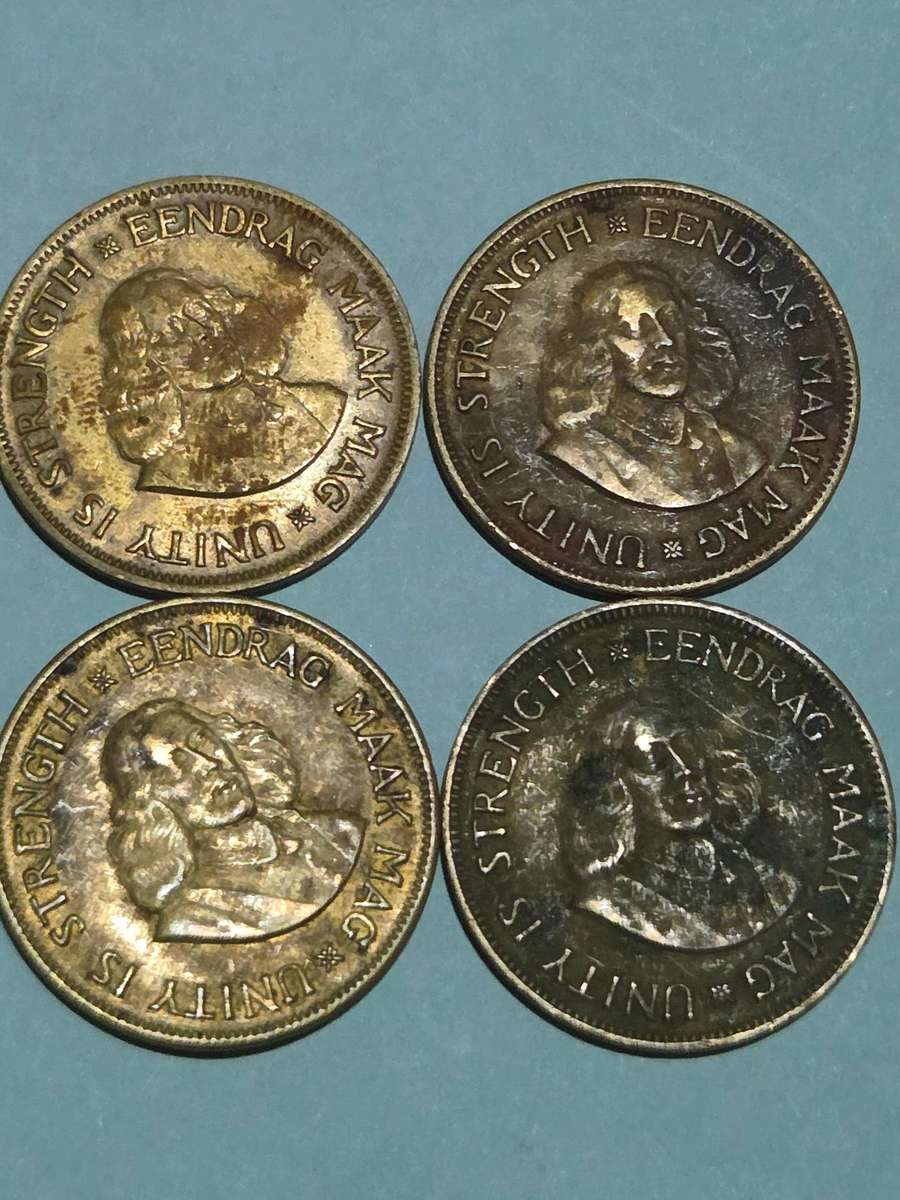 4 x 1961 1c Coins - Vintage Coins