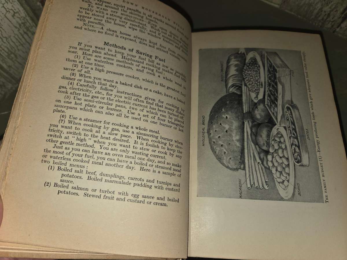 Cookery Illustrated and Household Management - Beautiful Vintage Book - 760pages