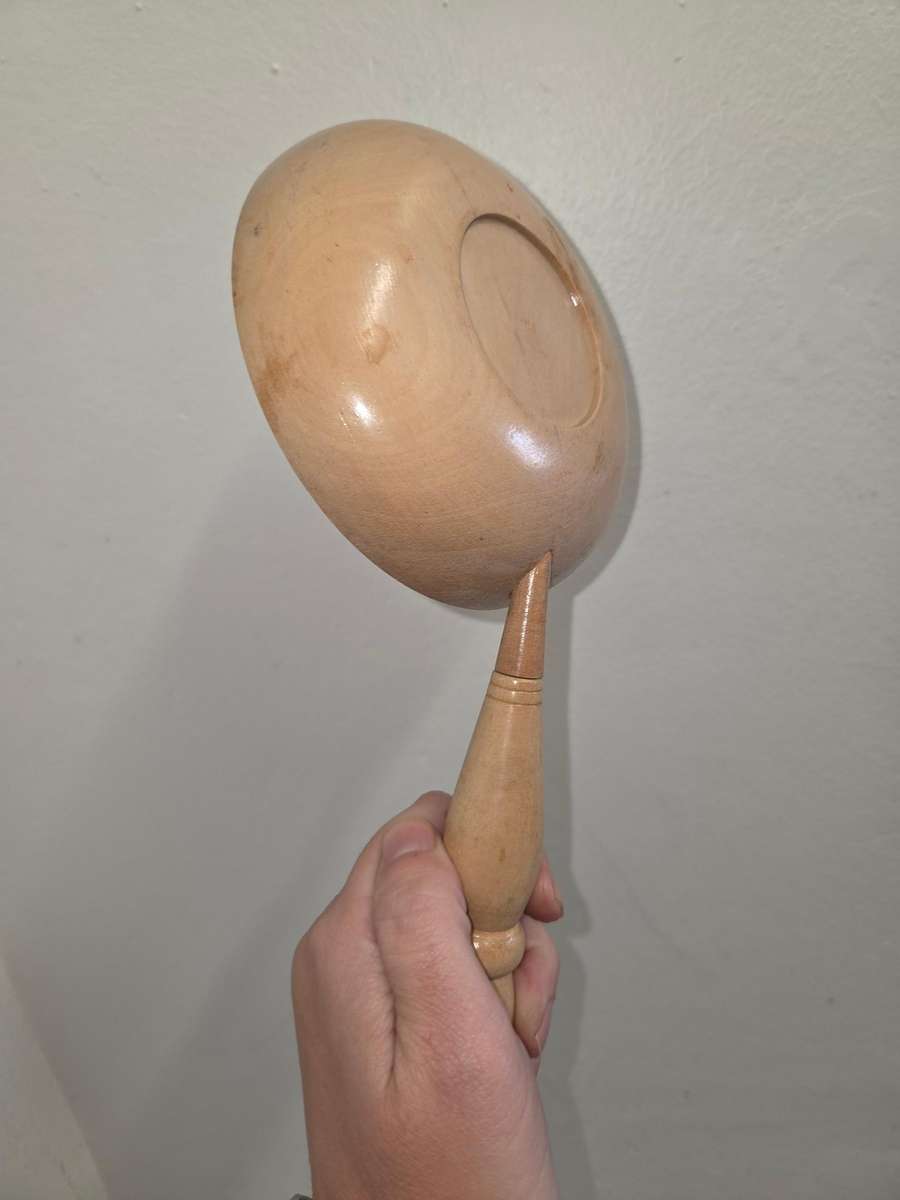 Vintage Wooden Tapas Dish / Peanut server dish