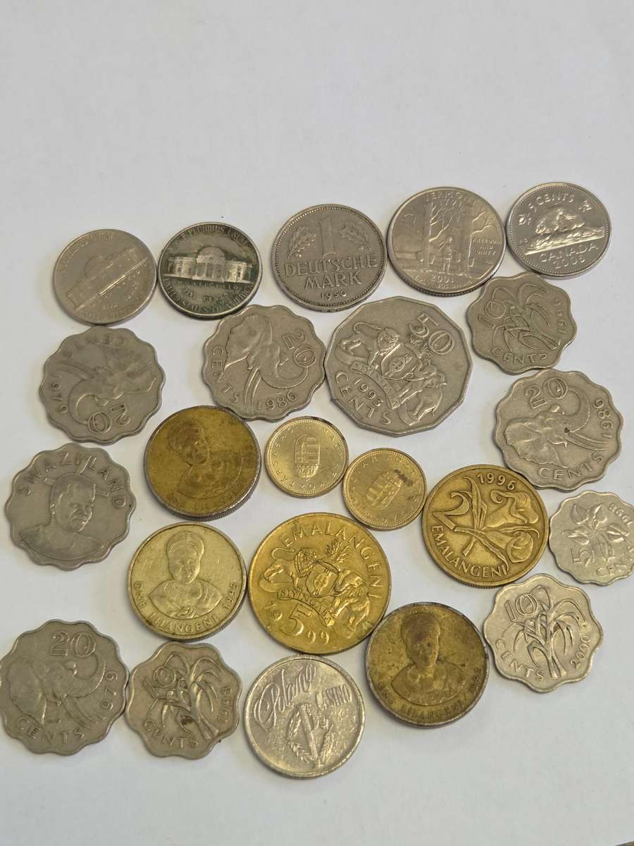 23 x Vintage International Coins