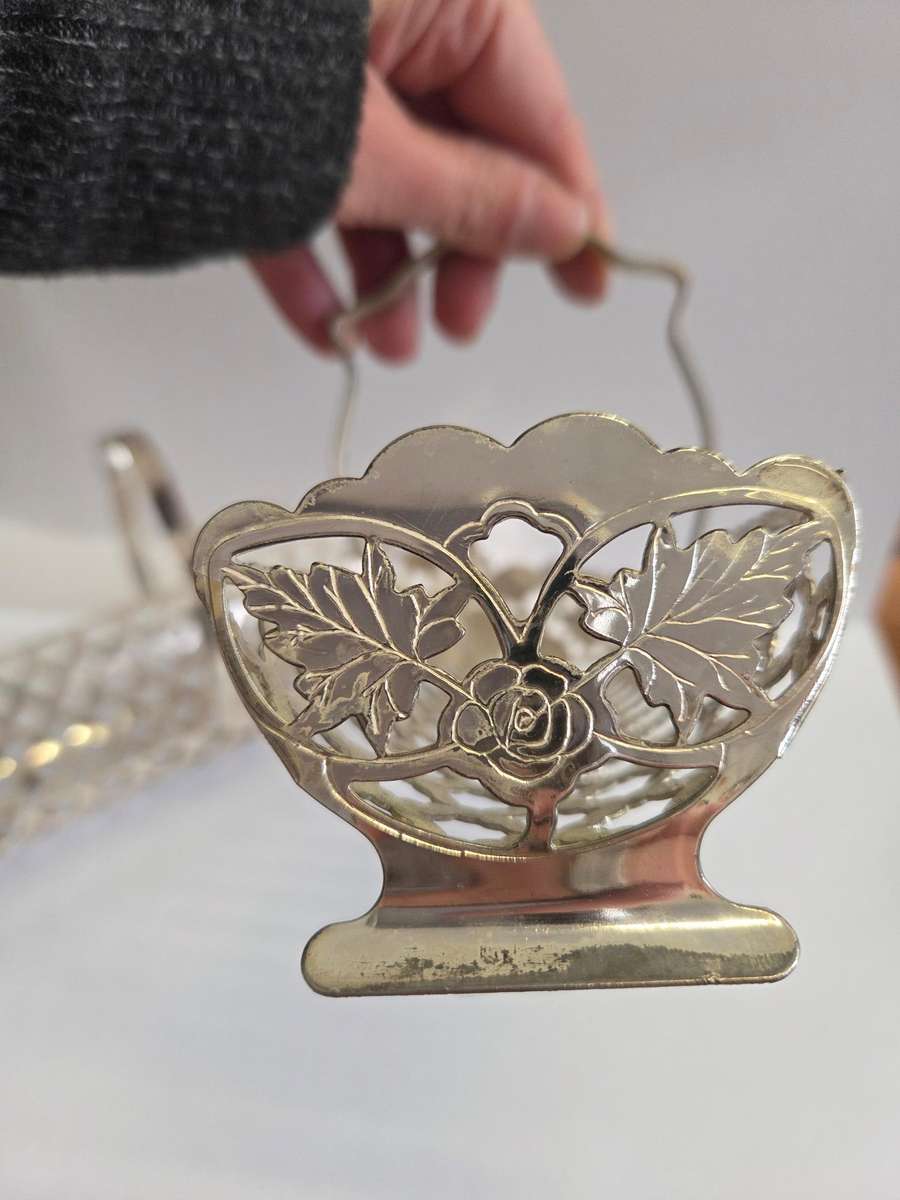 2 x Vintage After Eight Holders / Useful as Cookie or bread tray - Made in England