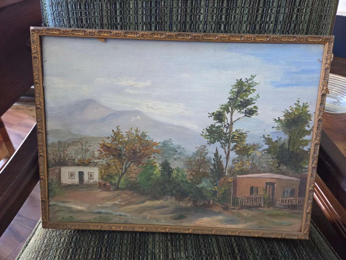 Framed painting - no glass Size - 37cm x 27cm