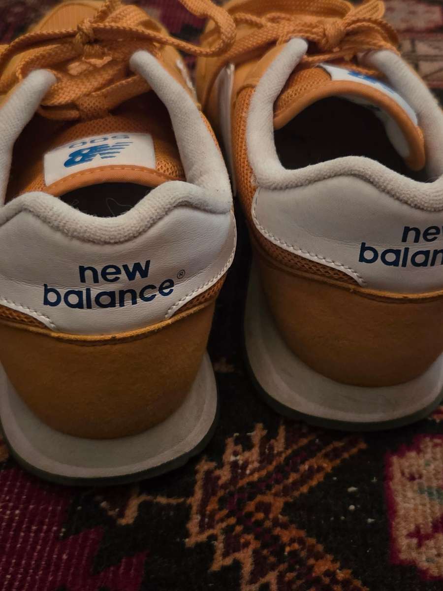 Mustard Yellow New Balance 500 Sneakers - Size 6.5