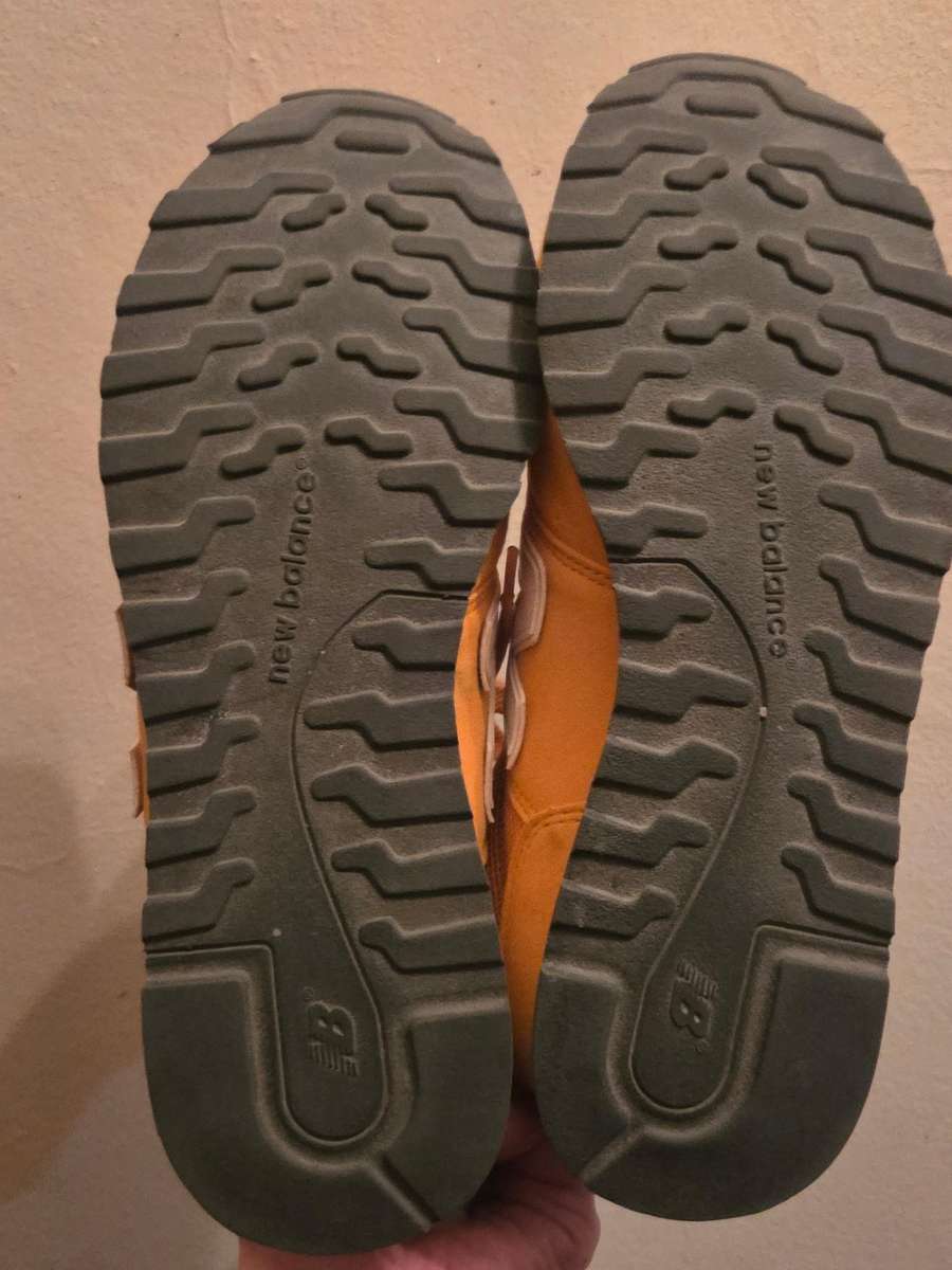 Mustard Yellow New Balance 500 Sneakers - Size 6.5