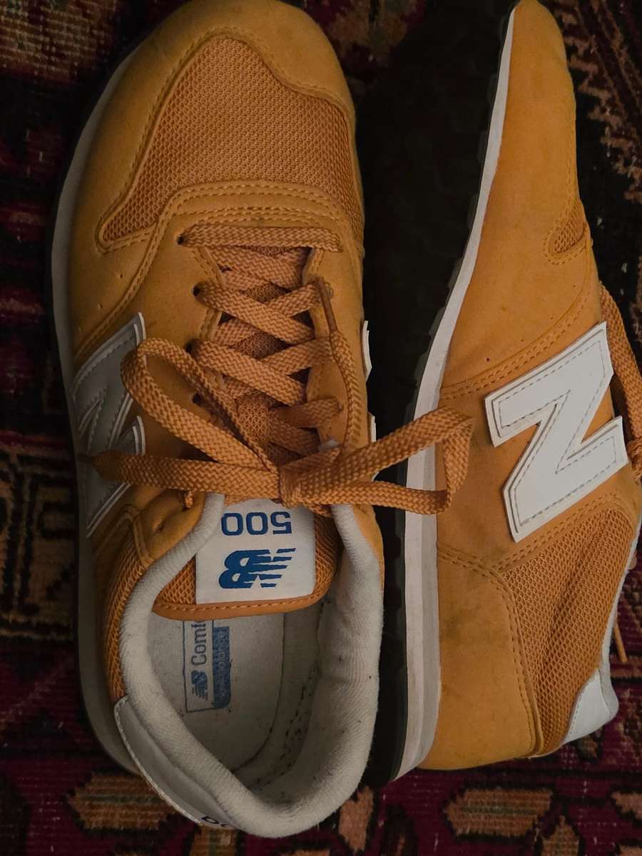 Mustard Yellow New Balance 500 Sneakers - Size 6.5