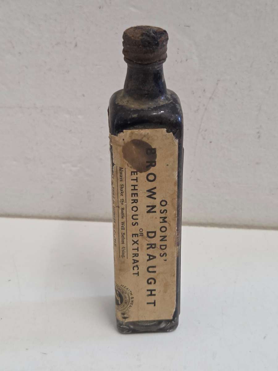 Vintage Bottle - Osmonds Brown Draught Bottle - East London