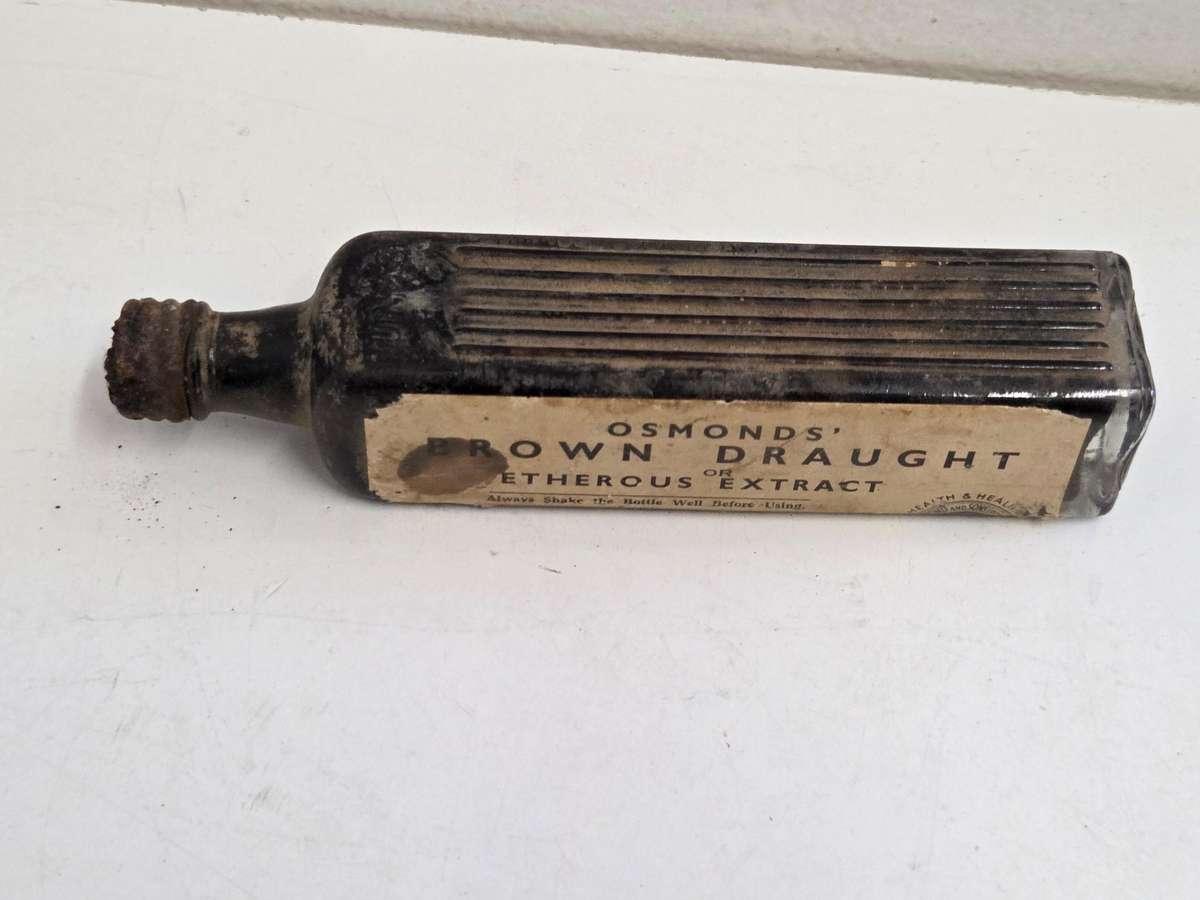 Vintage Bottle - Osmonds Brown Draught Bottle - East London