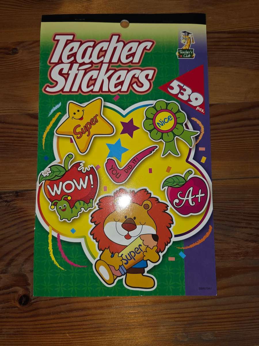 Teacher Stickers - 539 pcs