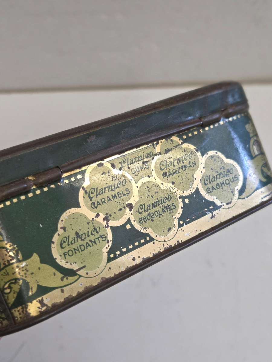 Vintage Clarnico Tin 1/2lb - 13cm x 9.5cm