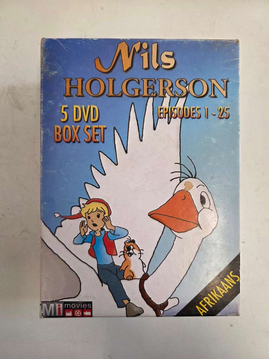 Nils Holgerson 5 DVD Box Set - Episodes 1-25 - Afrikaans
