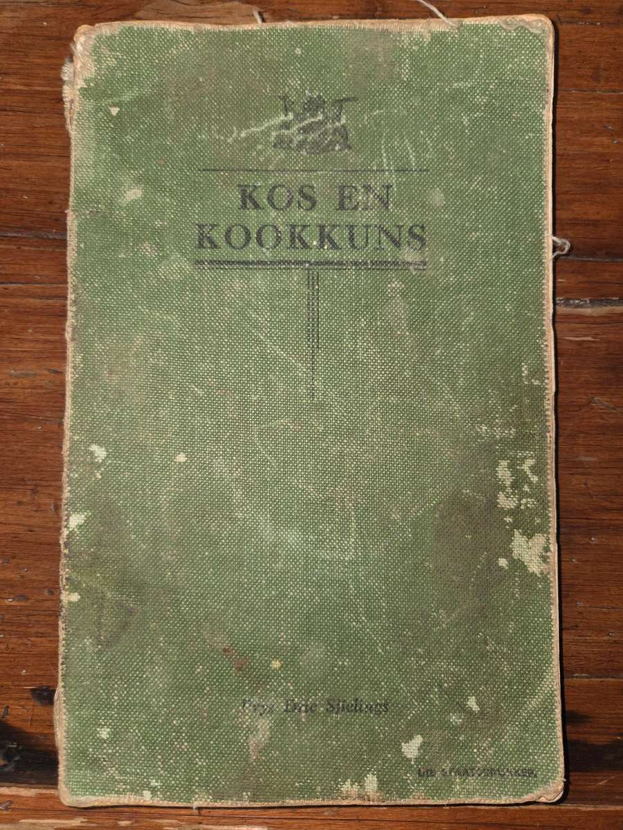 Kos en Kookkuns - 1938 - Departement van Landbou en Bosbou