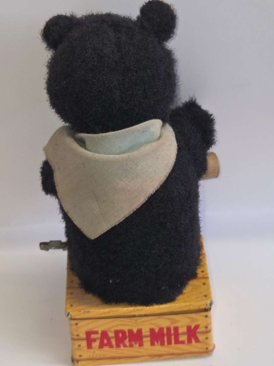 Vintage 1050's Nomura wind up bear - See pictures for condition
