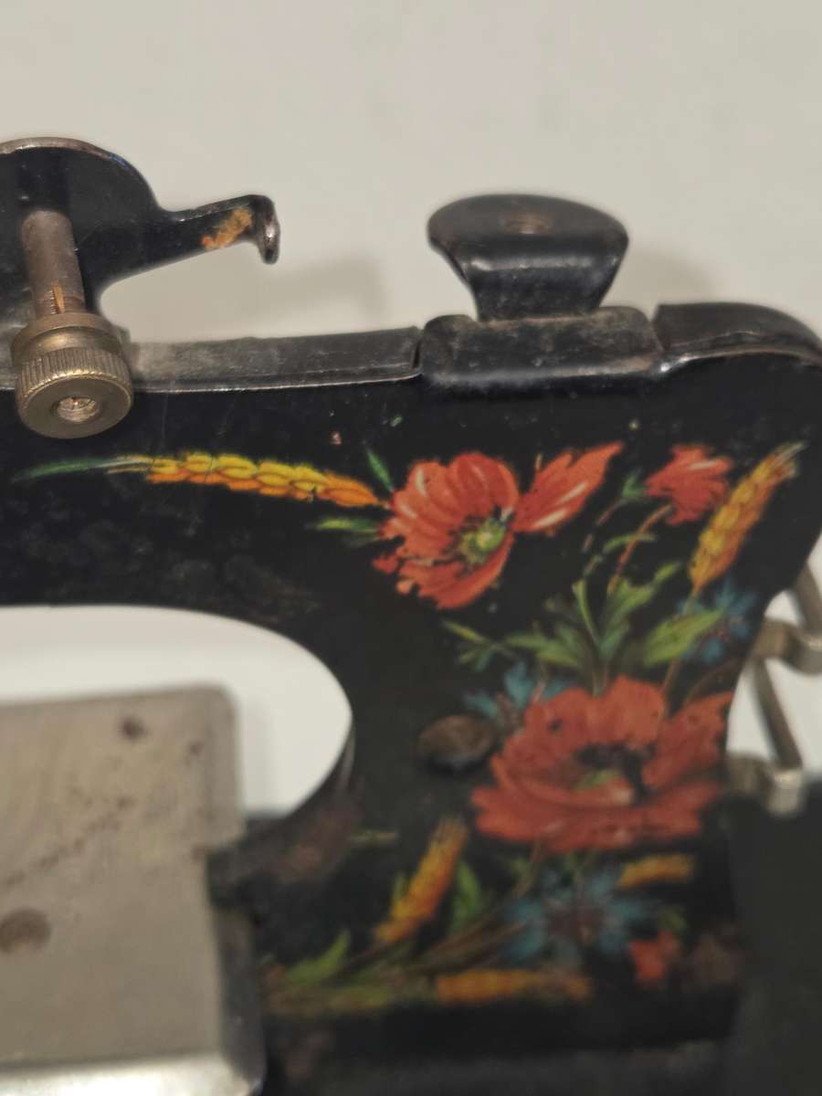 Antique Metal Casige Toy Sewing Machine - Made in Germany - Sold for parts or restoration