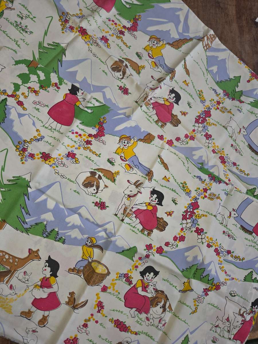 2 x Standard Pillow Cases with Heidi detail