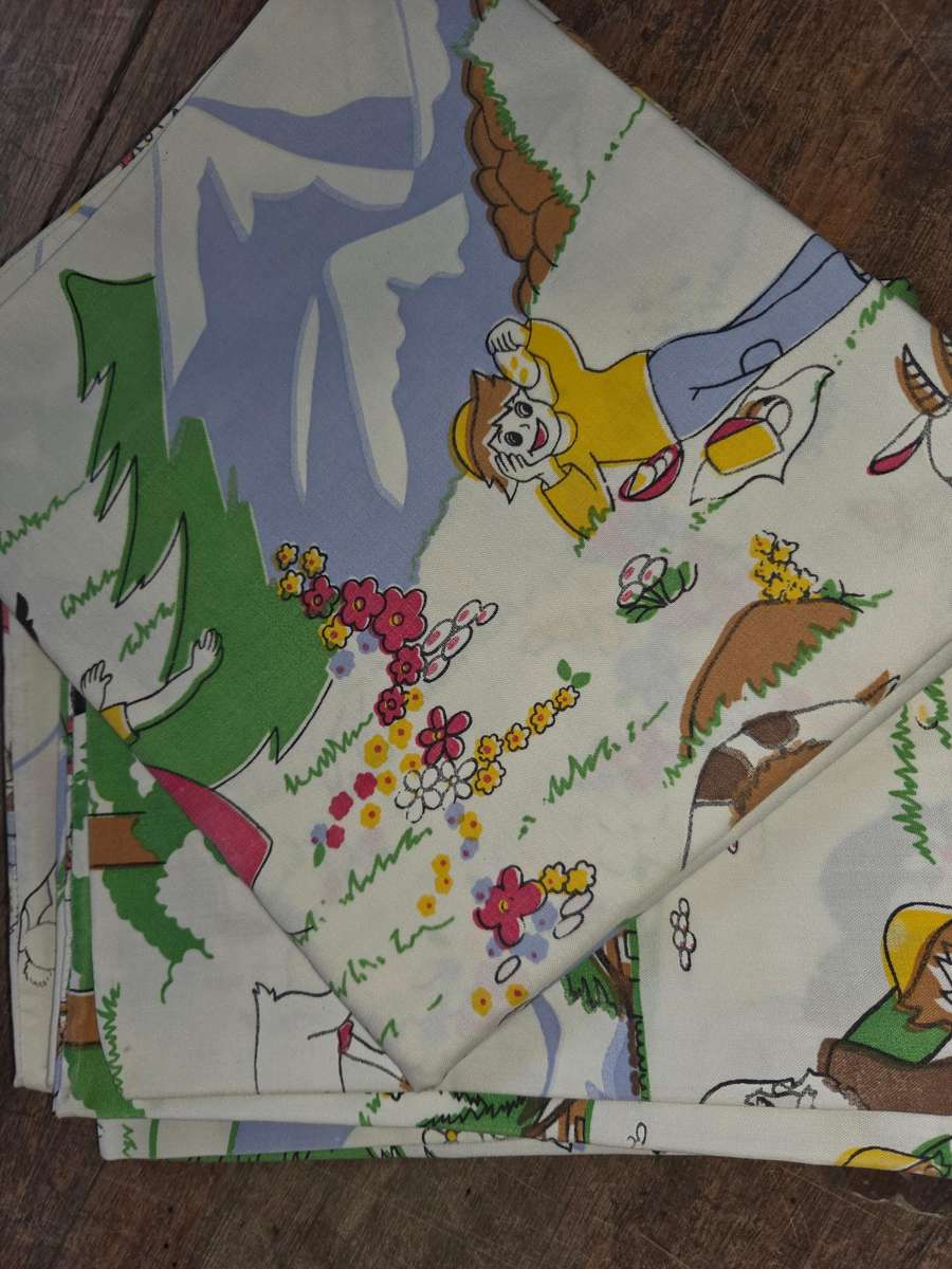 2 x Standard Pillow Cases with Heidi detail