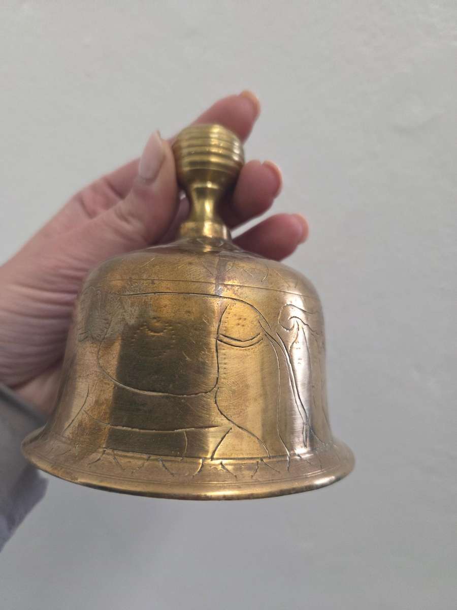 Solid Brass bell - working with loud noise!