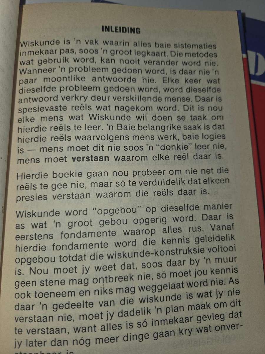 Wiskunde in n neutedop - Magda Botha - Stel van 3 boekies