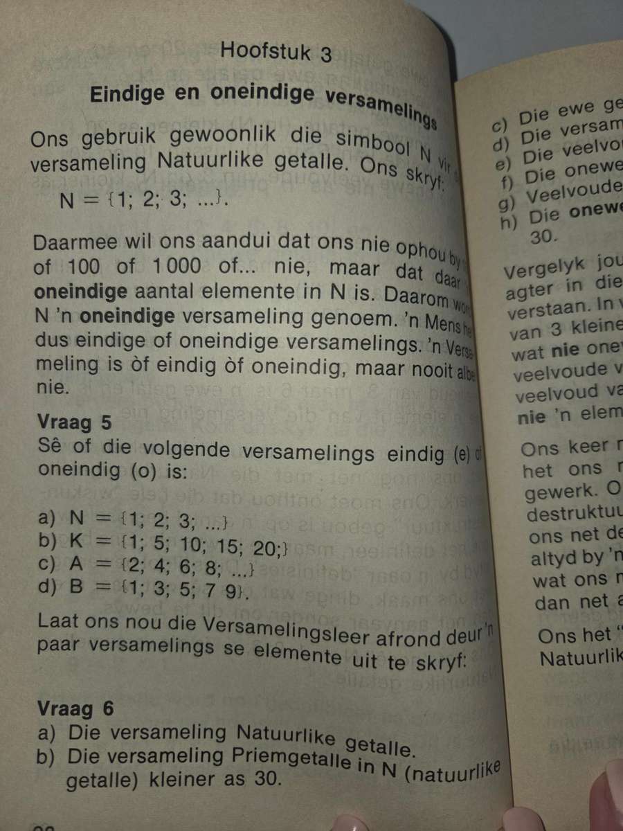 Wiskunde in n neutedop - Magda Botha - Stel van 3 boekies