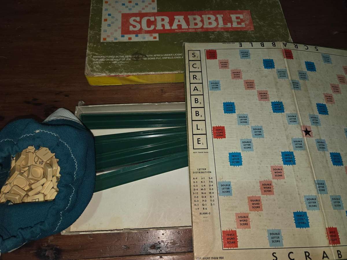 Vintage Scrabble Game