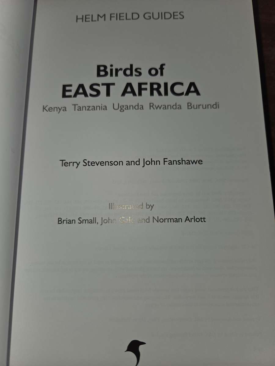Helm Field Guide - Birds of East Africa