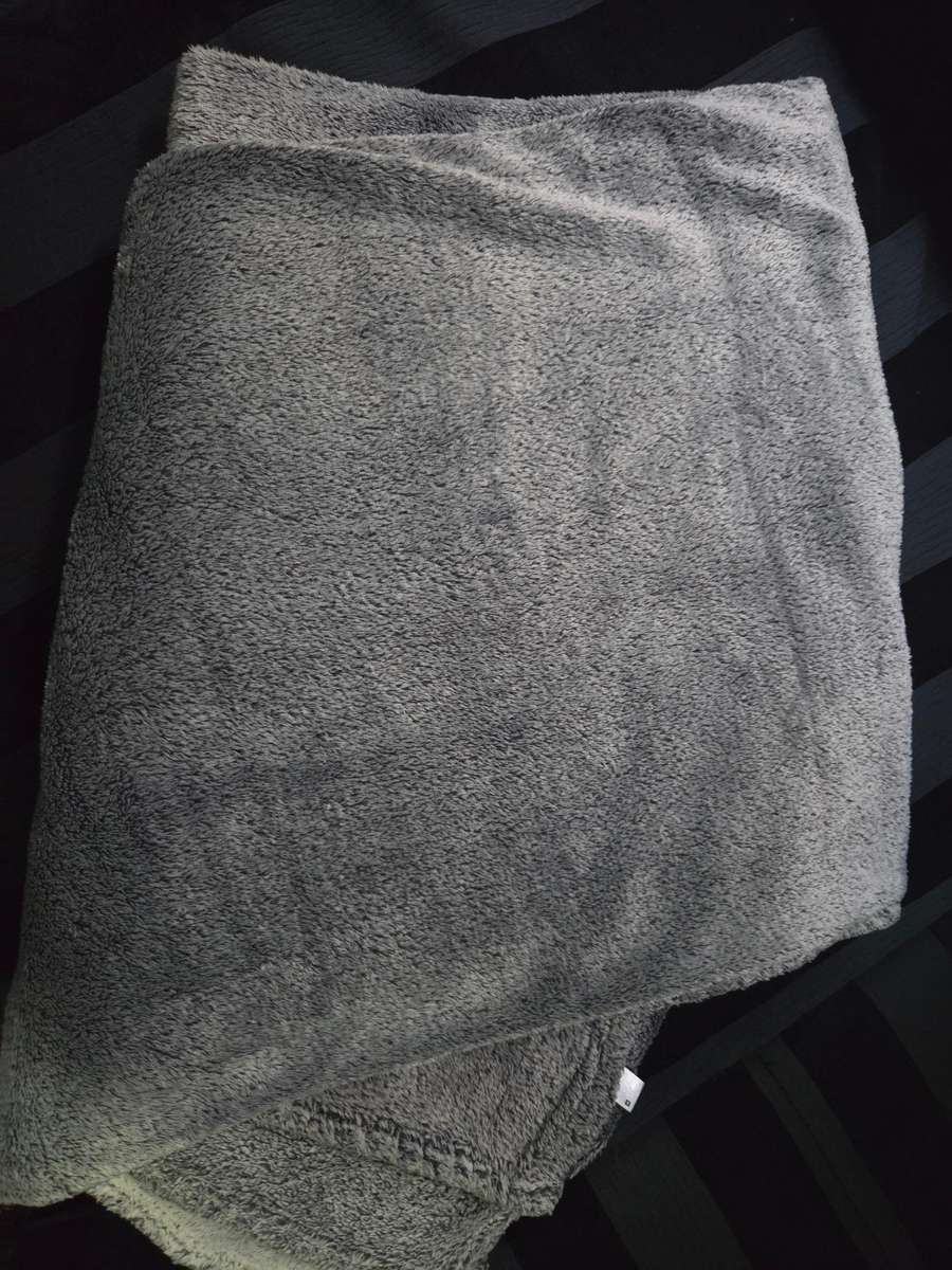 Grey Woolworths Fleece Blanket - 150 x 180cm