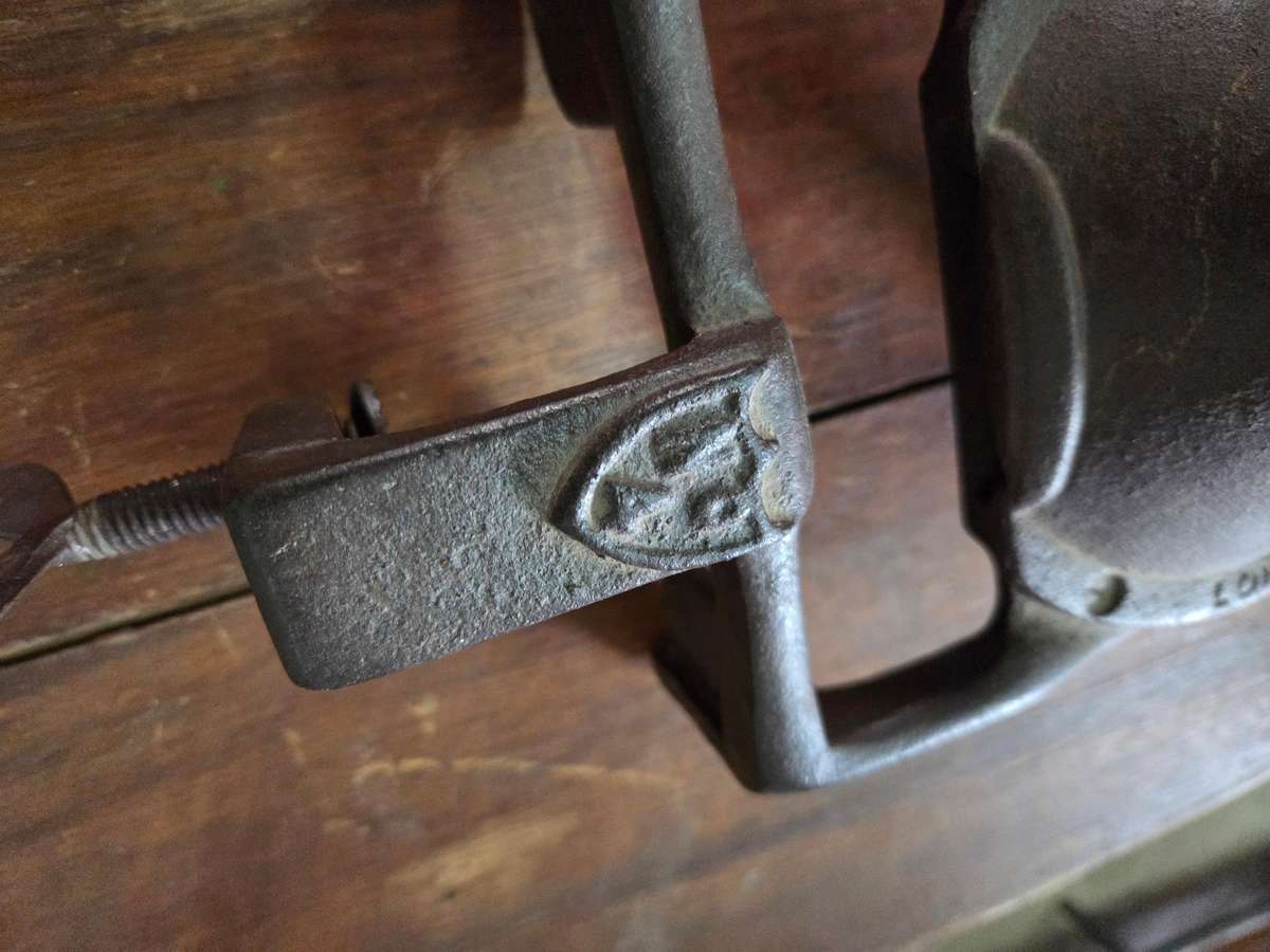 Large Antique Cast Iron No.4 Coffee Grinder