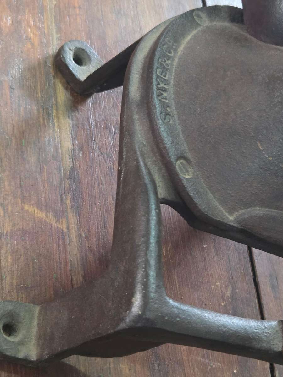 Large Antique Cast Iron No.4 Coffee Grinder
