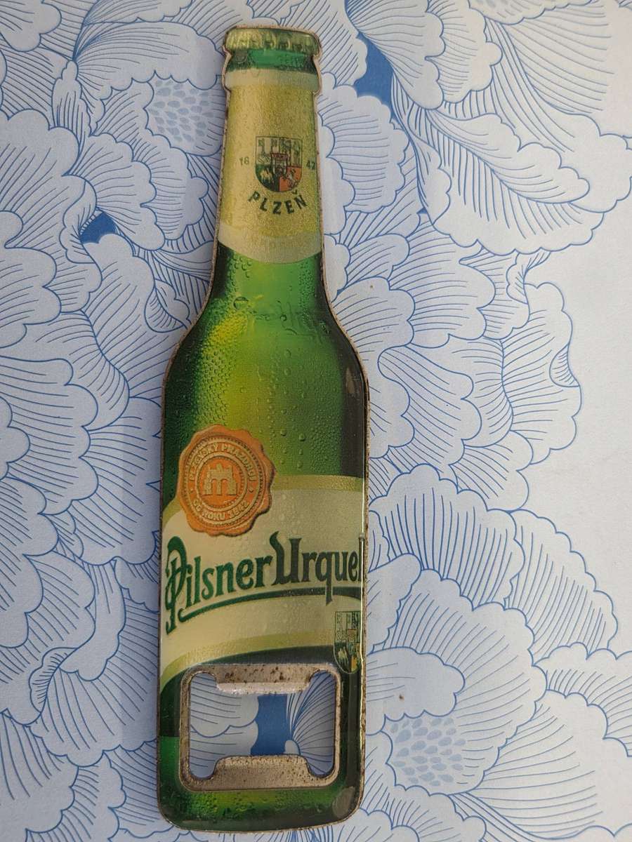 Pilsner Bottle Opener and Fridge Magnet