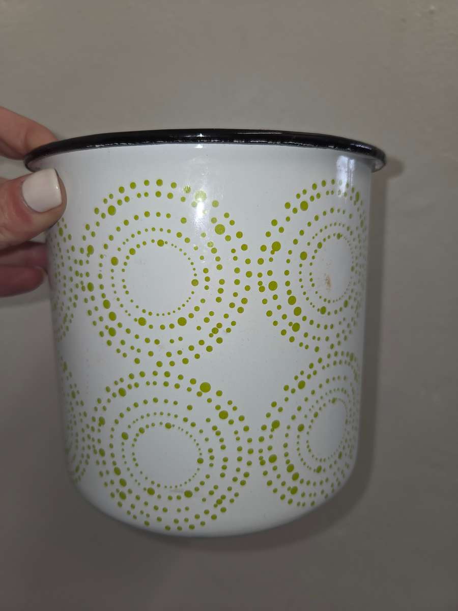 Large enamel container \ planter - Woolworths