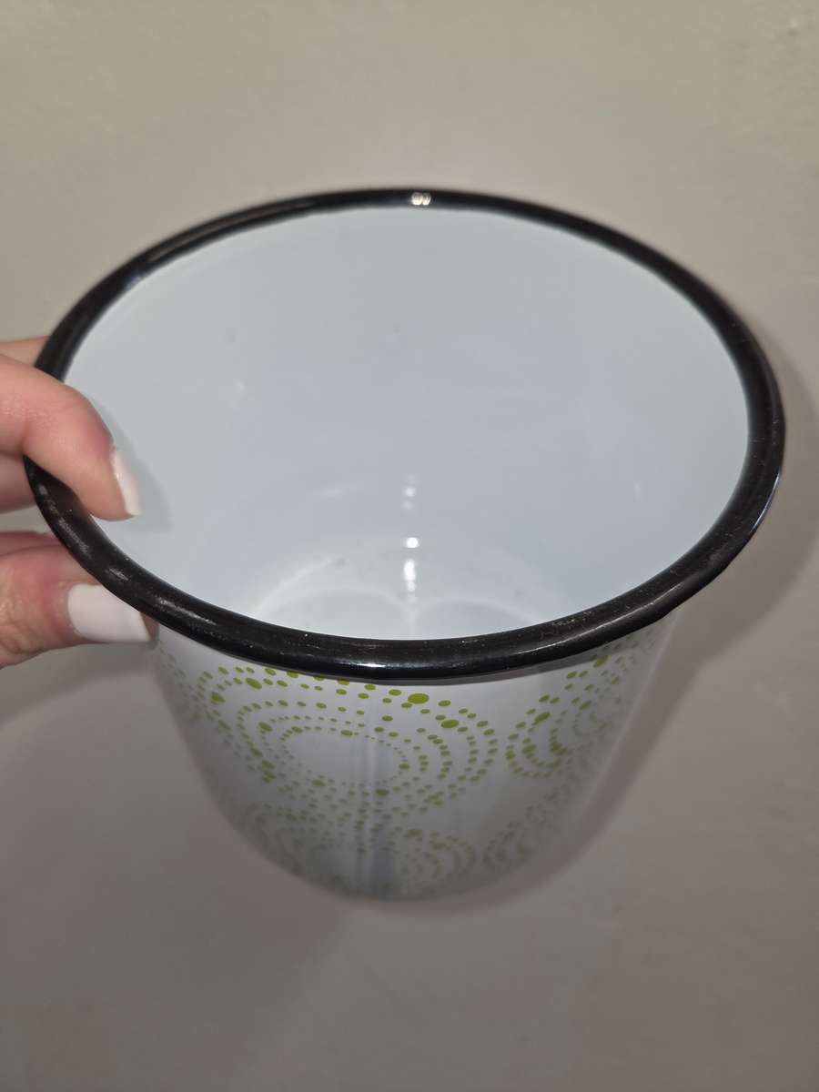 Large enamel container \ planter - Woolworths