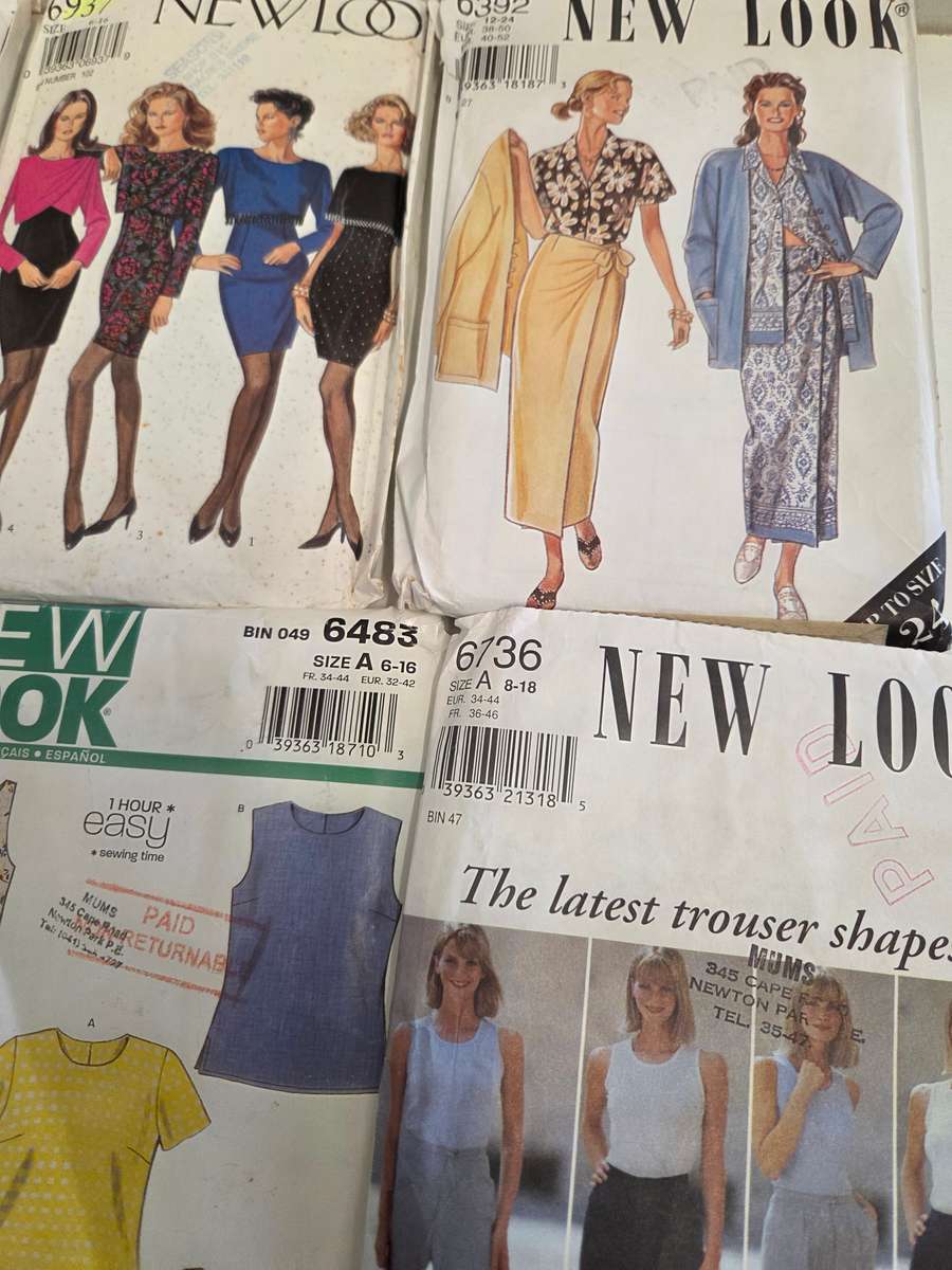 8 x New Look Ladies Clothing Patterns - Clothing Patterns - Unchecked