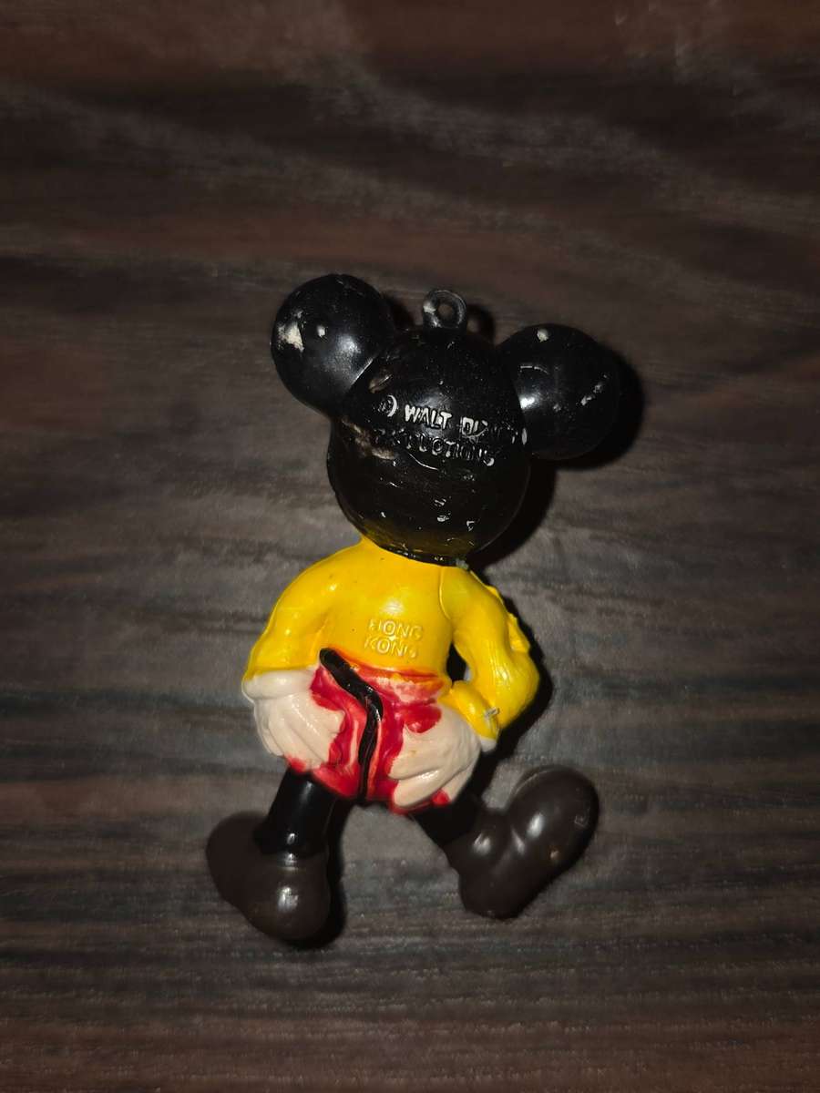 Vintage Walt Disney Mickey Mouse Figurine - Hong Kong - 5cm