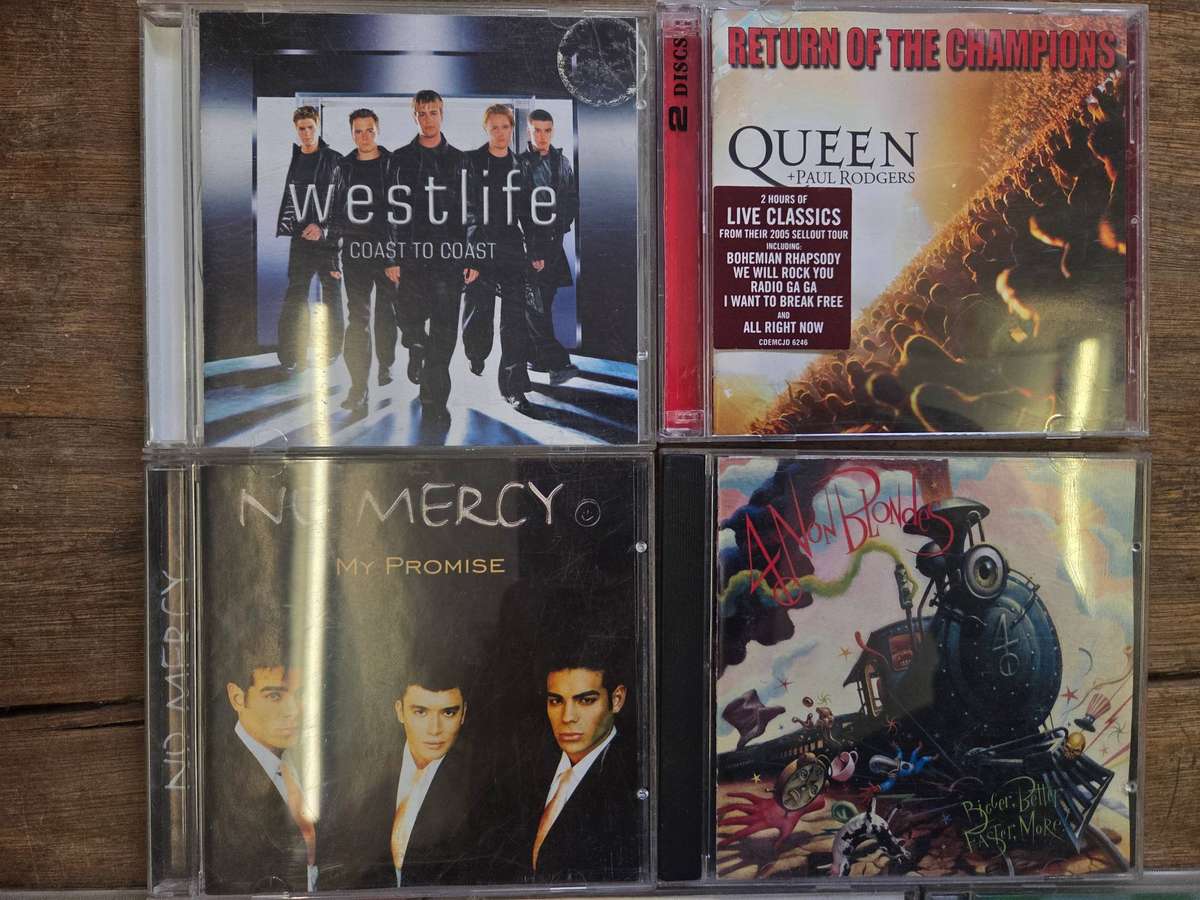 7 x CD's Incl, Queen, 4 Non Blonds, Julio, BZN, Boyzone, etc.