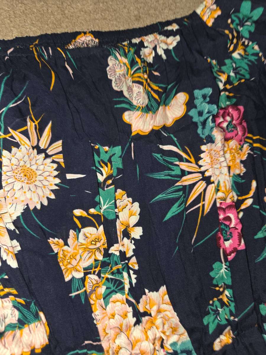 Beautiful Long Floral Dress - Size S