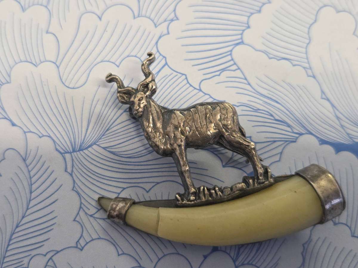 Vintage Kruger Park Brooch - Damage as shown in picture