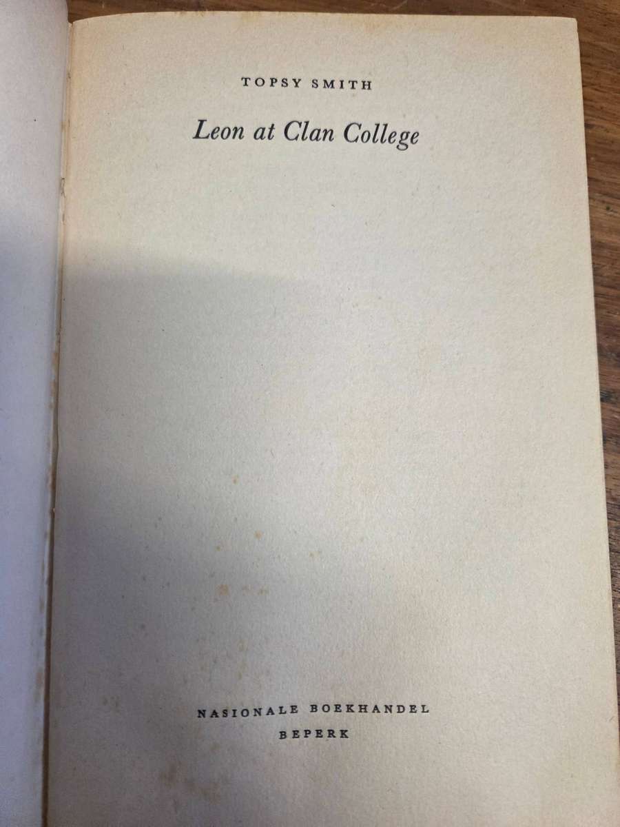 Topsy Smith - Leon at Clan College