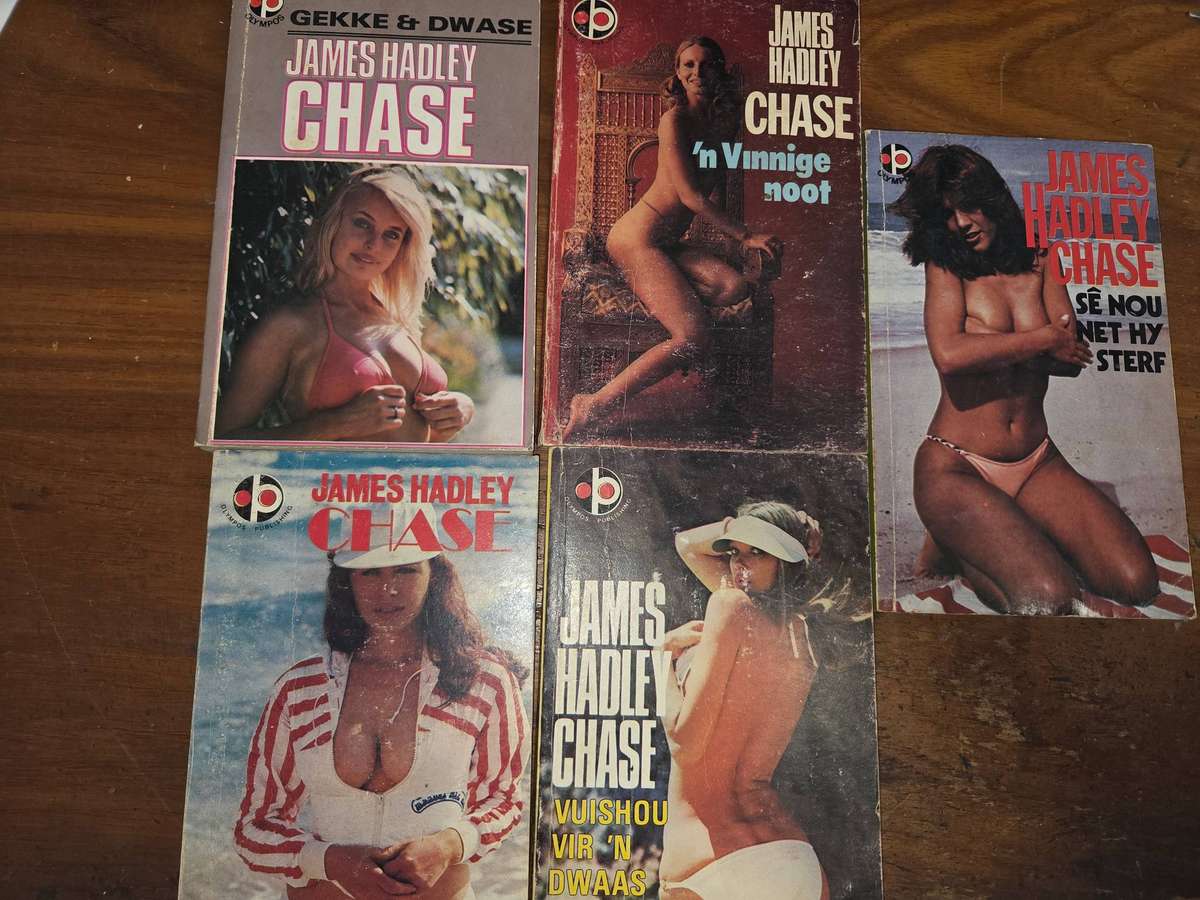5 x James Hadley Chase in Afrikaans
