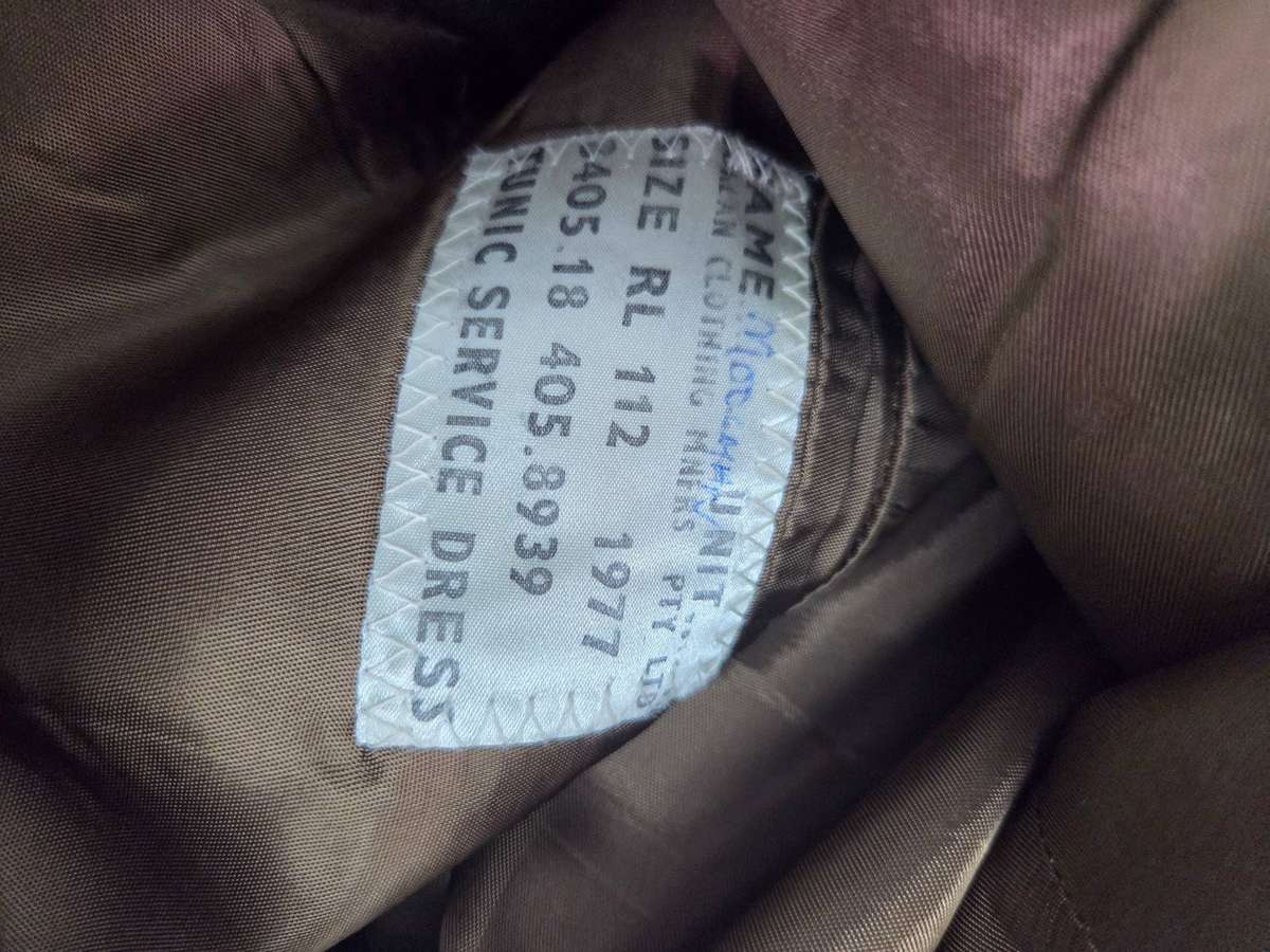 Vintage SANDF Infantry Step Out Jacket - 1977 - With badges - See pictures