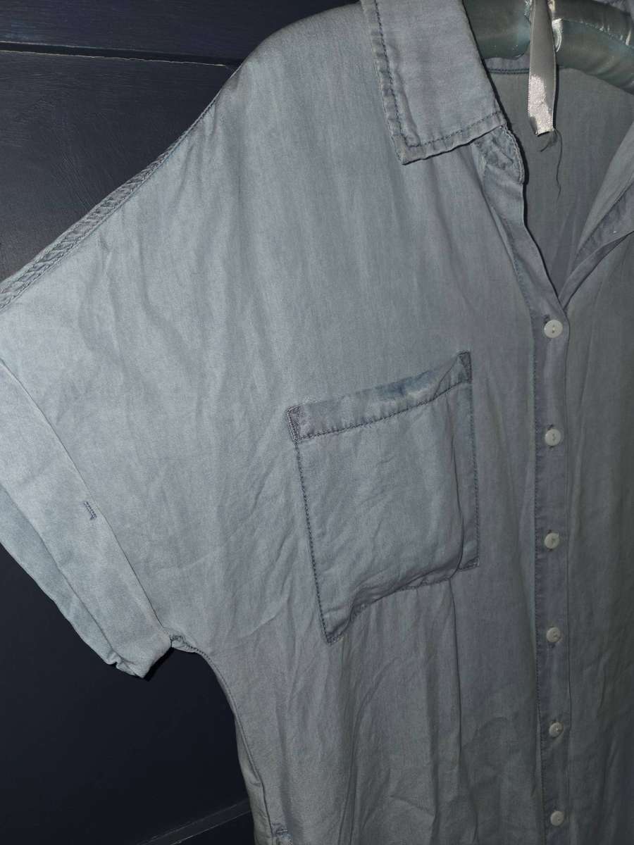 Light Blue Denim Dress with pockets - Size S